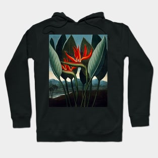 Botanical Art The Bird Of Paradise Hoodie